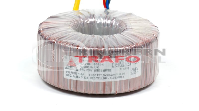 Ringkerntrafo 78025: 230V / 2x45V 300VA