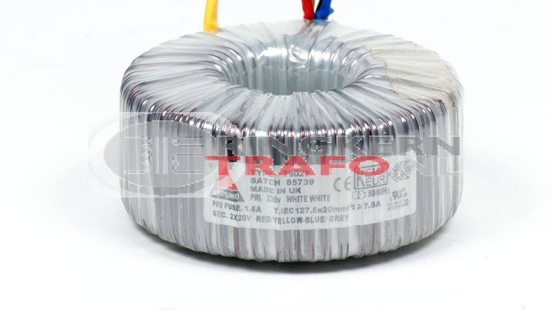Ringkerntrafo 78027: 230V / 2x20V 300VA