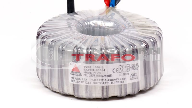 Ringkerntrafo 88012: 230V / 2x12V 500VA
