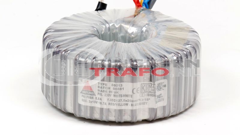 Ringkerntrafo 88013: 230V / 2x15V 500VA
