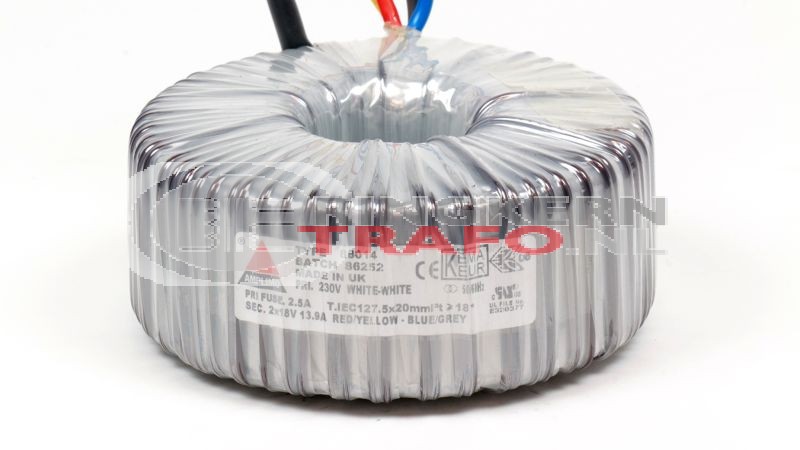 Ringkerntrafo 88014: 230V / 2x18V 500VA