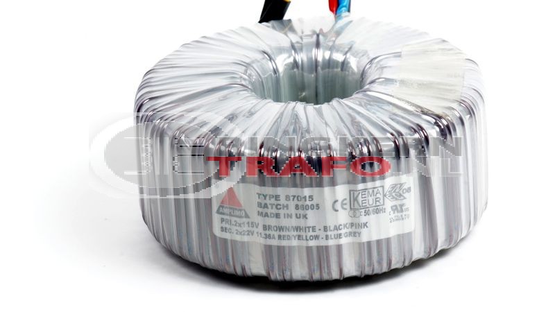 Ringkerntrafo 87015: 2x115V / 2x22V 500VA