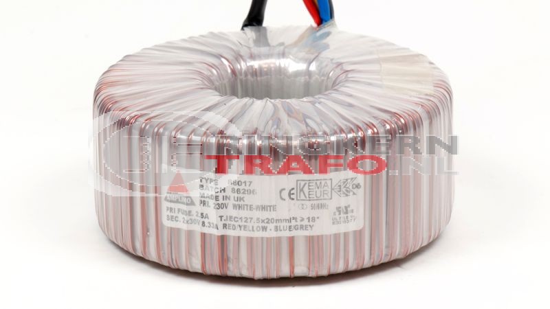 Ringkerntrafo 88017: 230V / 2x30V 500VA