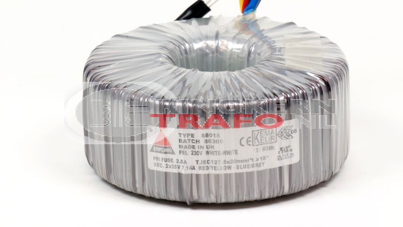 Ringkerntrafo 88018: 230V / 2x35V 500VA