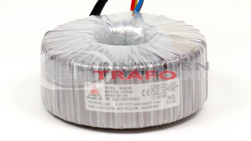 Ringkerntrafo 88025: 230V / 2x45V 500VA