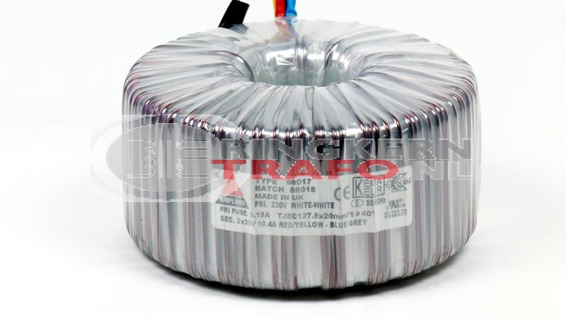 Ringkerntrafo 98017: 230V / 2x30V 625VA