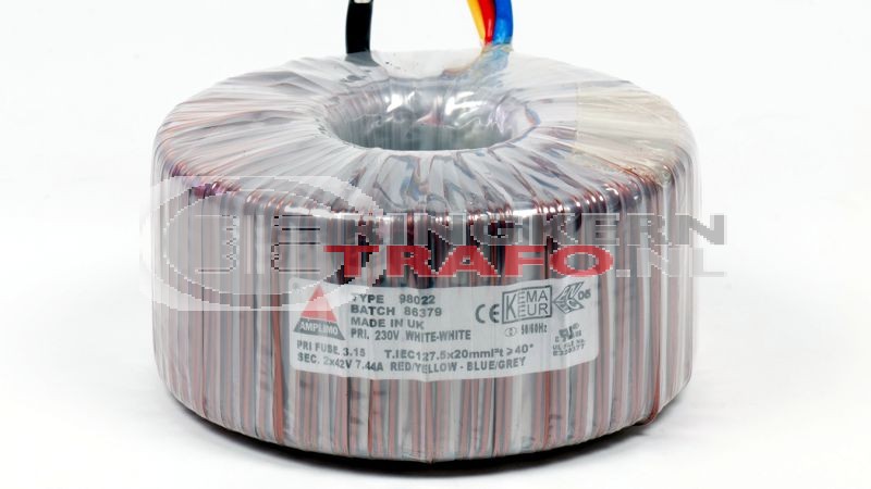 Ringkerntrafo 98022: 230V / 2x42V 625VA