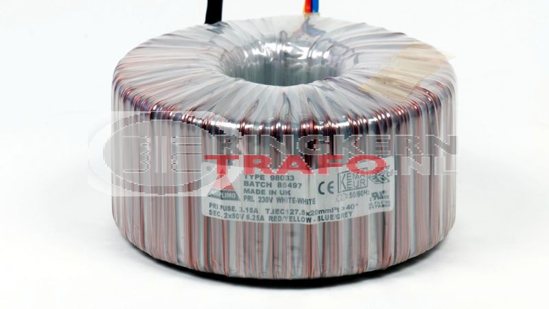 Ringkerntrafo 98033: 230V / 2x50V 625VA