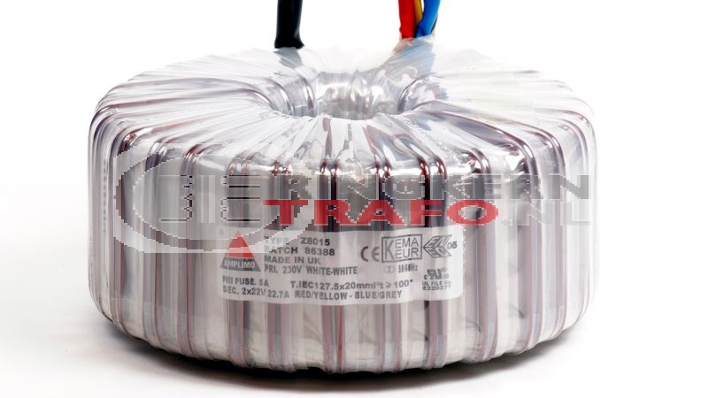 Ringkerntrafo Z8015: 230V / 2x22V 1000VA