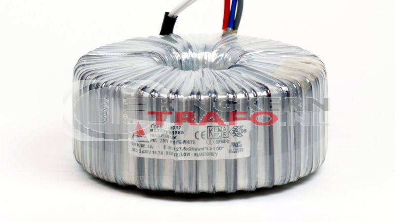 Ringkerntrafo Z8017: 230V / 2x30V 1000VA