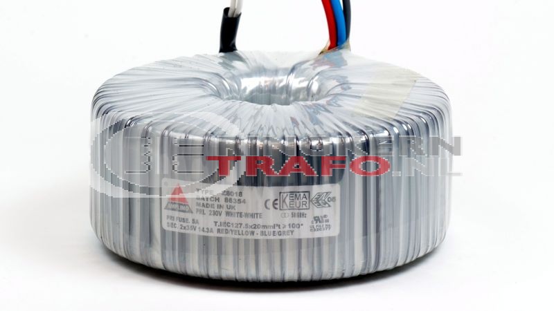 Ringkerntrafo Z8018: 230V / 2x35V 1000VA