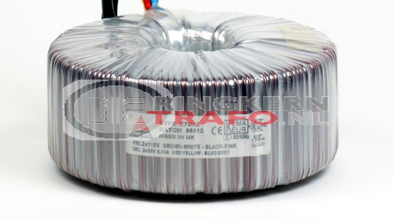 Ringkerntrafo Z7042: 2x115V / 2x55V 1000VA