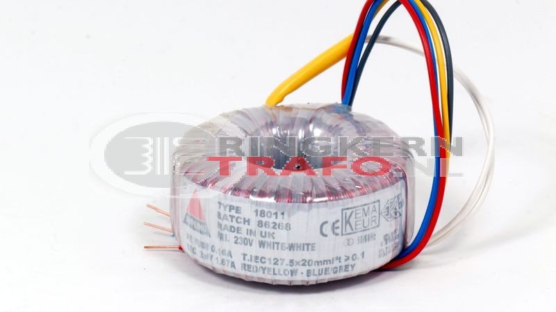 Ringkerntrafo 18011: 230V / 2x9V 30VA