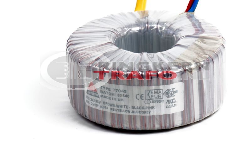 Ringkerntrafo 77045: 2x115V / 2x16V 300VA