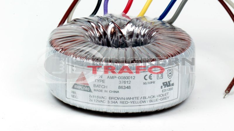 Ringkerntrafo 37612: 2x115V / 2x12V 80VA