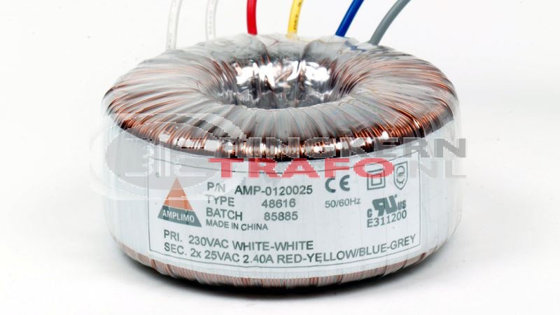 Ringkerntrafo 48616: 230V / 2x25V 80VA