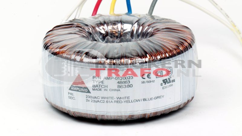 Ringkerntrafo 48663: 230V / 2x23V 120VA