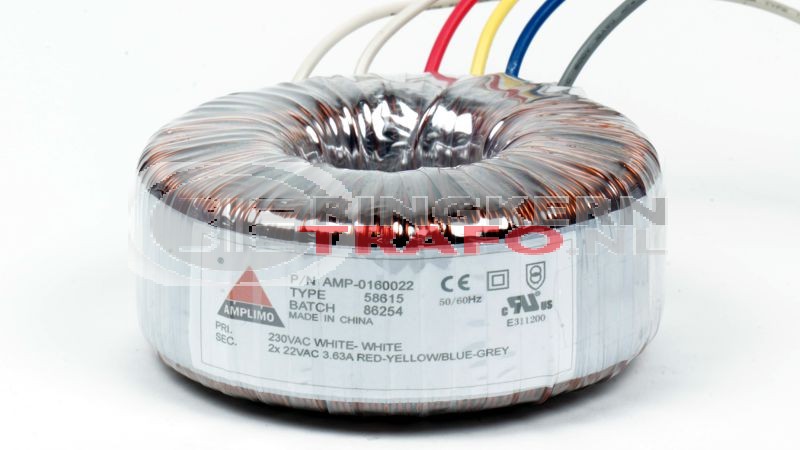 Ringkerntrafo 58615: 230V / 2x22V 160VA