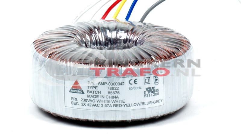 Ringkerntrafo 78622: 230V / 2x42V 300VA