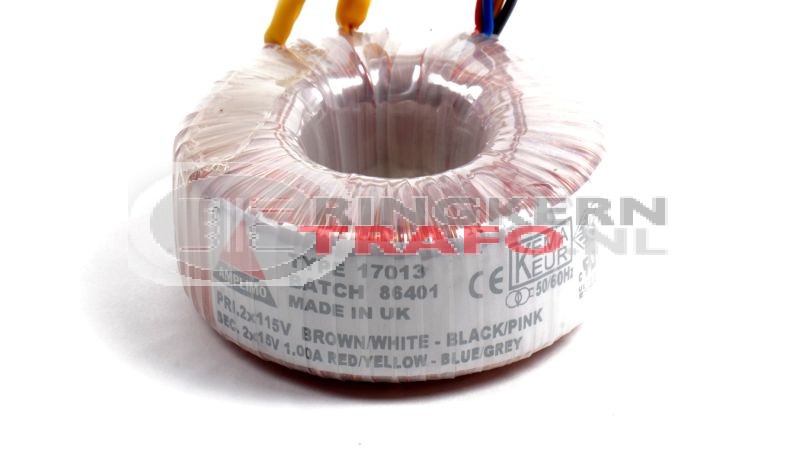 Ringkerntrafo 17013: 2x115V / 2x15V 30VA