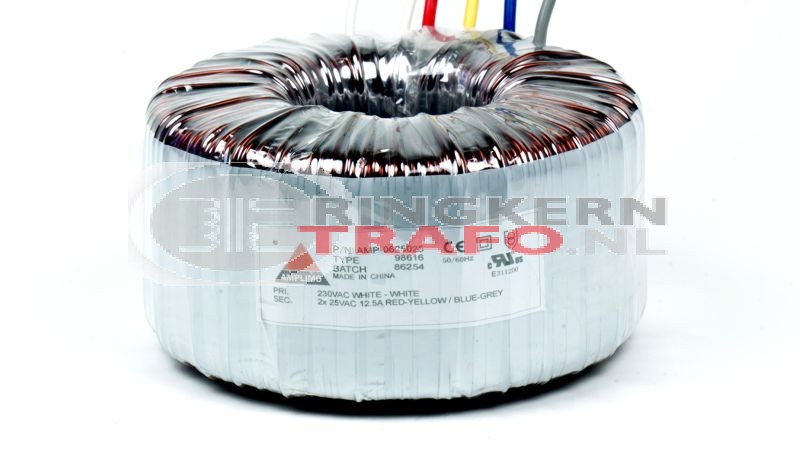 Ringkerntrafo 98616: 230V / 2x25V 625VA