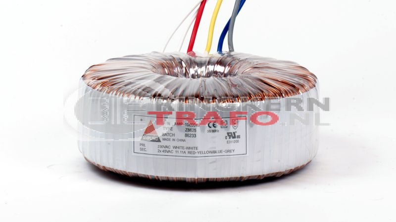 Ringkerntrafo Z8625: 230V / 2x45V 1000VA