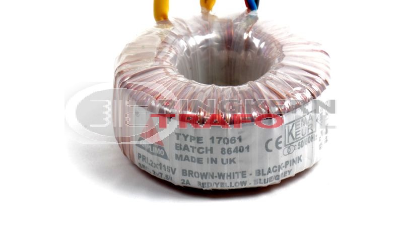 Ringkerntrafo 17061: 2x115V / 2x7.5V 30VA