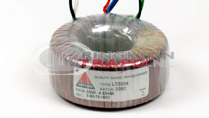 100V Lijntrafo 30W - 4ohm