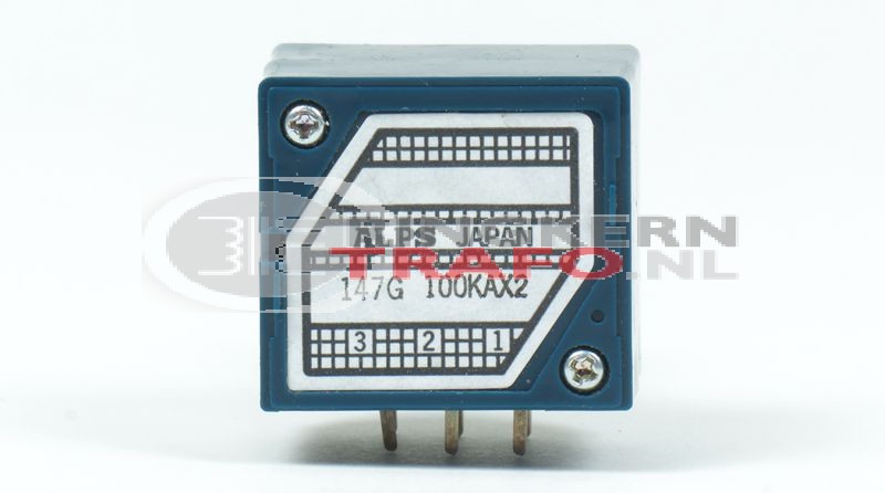 ALPS Stereo potmeter 100k LOG