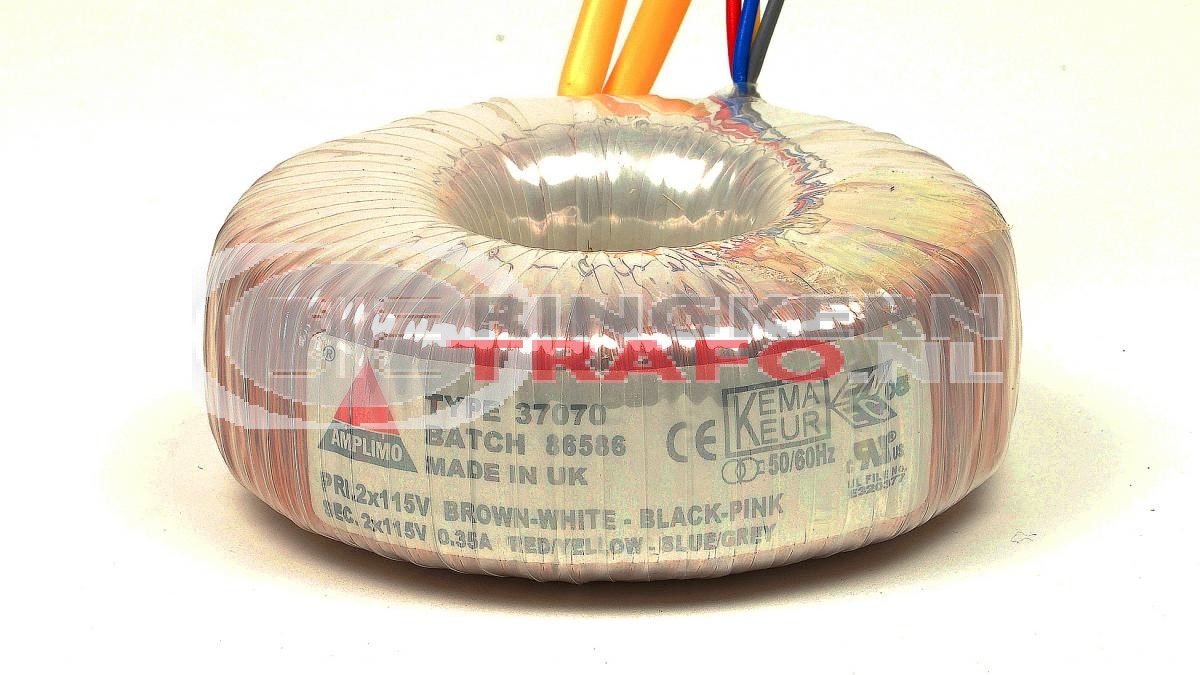 ringkerntrafo 2x115V / 2x115V 80VA