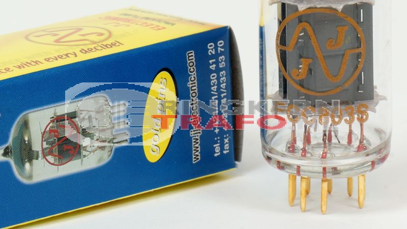 JJ ECC802S GOLDPIN dubbeltriode