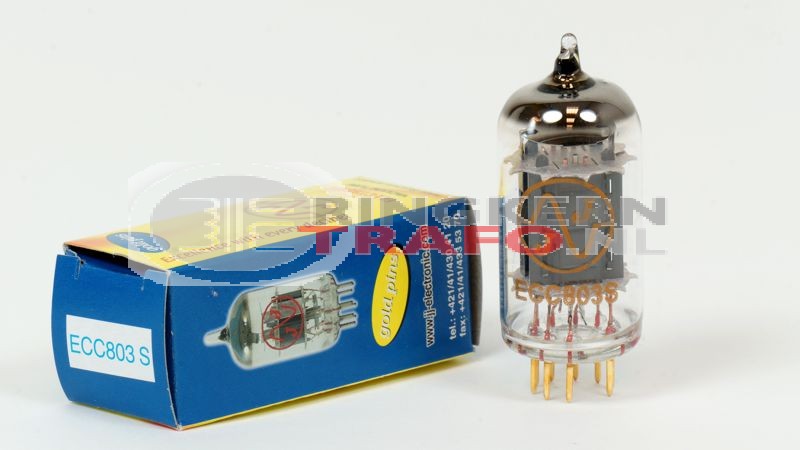 JJ ECC803S GOLDPIN dubbeltriode