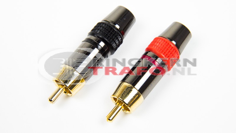 Cinch, tulp, RCA steker (PAAR)
