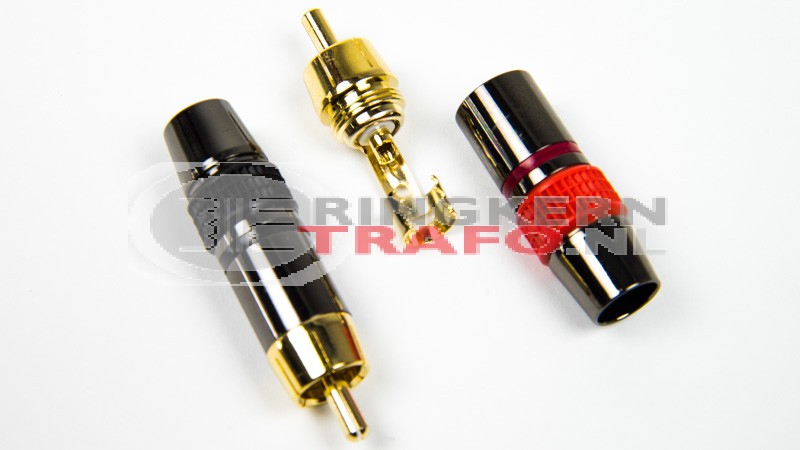 Cinch, tulp, RCA steker (PAAR)