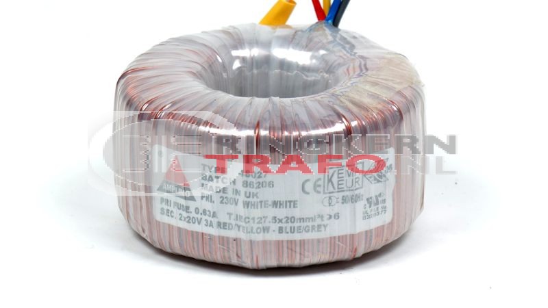 Ringkerntrafo 48027: 230V / 2x20V 120VA
