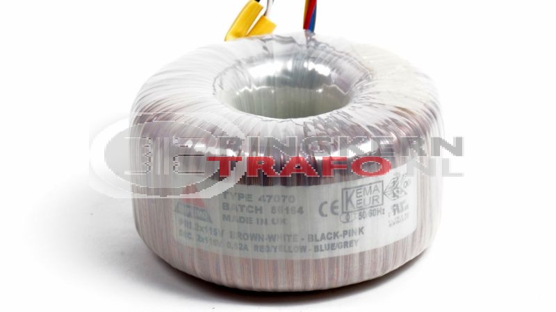 Ringkerntrafo 47070: 2x115V / 2x115V 120VA
