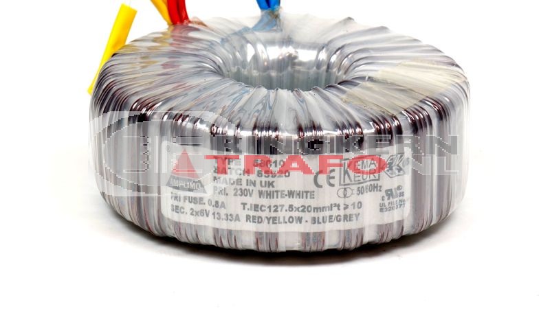 Ringkerntrafo 58010: 230V / 2x6V 160VA