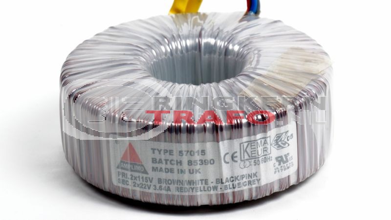 Ringkerntrafo 57015: 2x115V / 2x22V 160VA