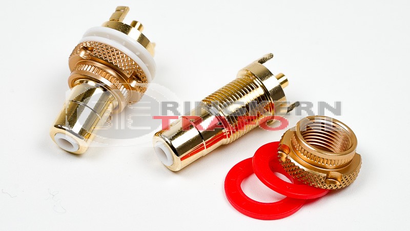 Cinch, RCA Connector Goldplated, High-End