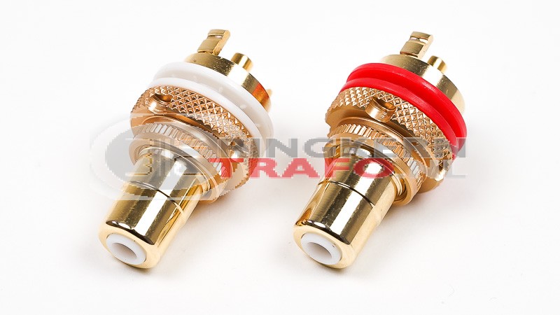 Cinch RCA connector Goldplated
