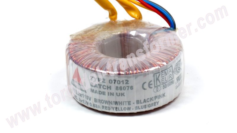 Ringkerntrafo 07012: 2x115V / 2x12V 15VA