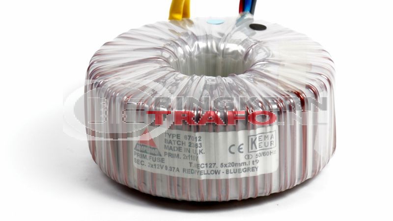 Ringkerntrafo 67012: 2x115V / 2x12V 225VA