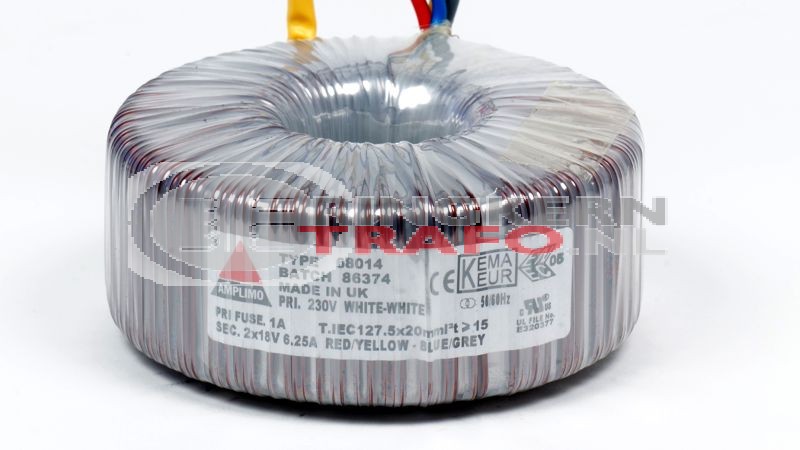 Ringkerntrafo 68014: 230V / 2x18V 225VA