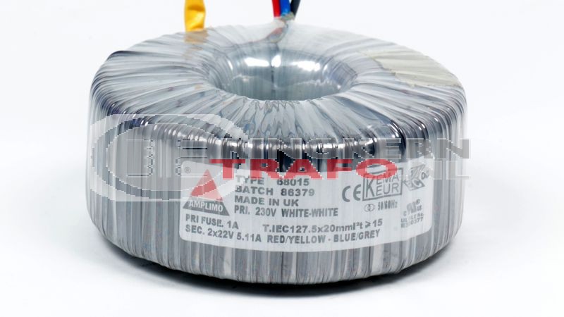 Ringkerntrafo 68015: 230V / 2x22V 225VA