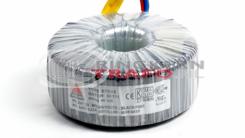 Ringkerntrafo 67015: 2x115V / 2x22V 225VA