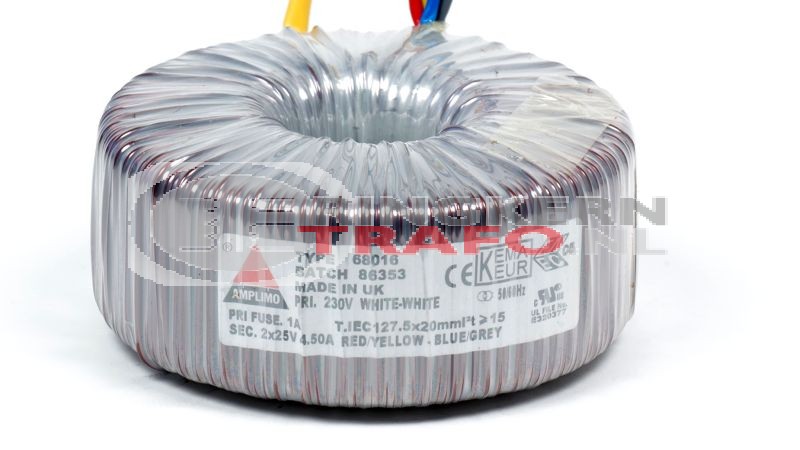 Ringkerntrafo 68016: 230V / 2x25V 225VA