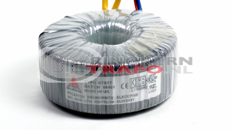 Ringkerntrafo 67017: 2x115V / 2x30V 225VA