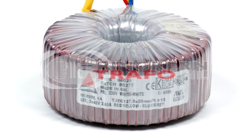 Ringkerntrafo 68025: 230V / 2x45V 225VA
