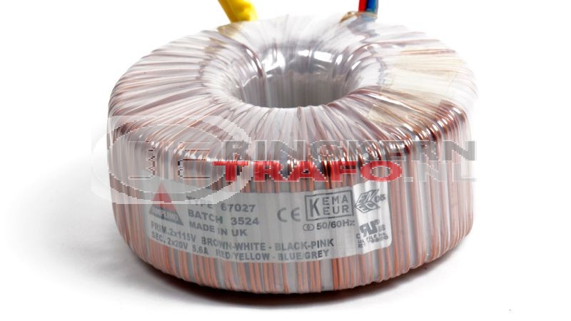 Ringkerntrafo 67027: 2x115V / 2x20V 225VA