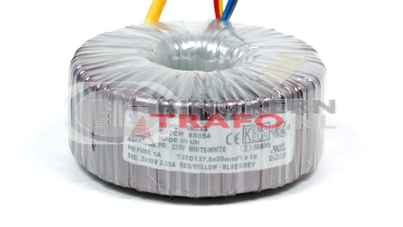 Ringkerntrafo 68033: 230V / 2x50V 225VA